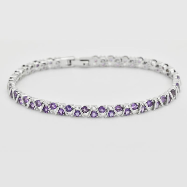 Náramek s ametysty 6229