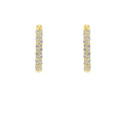 Diamantové kruhové náušnice Nicholls