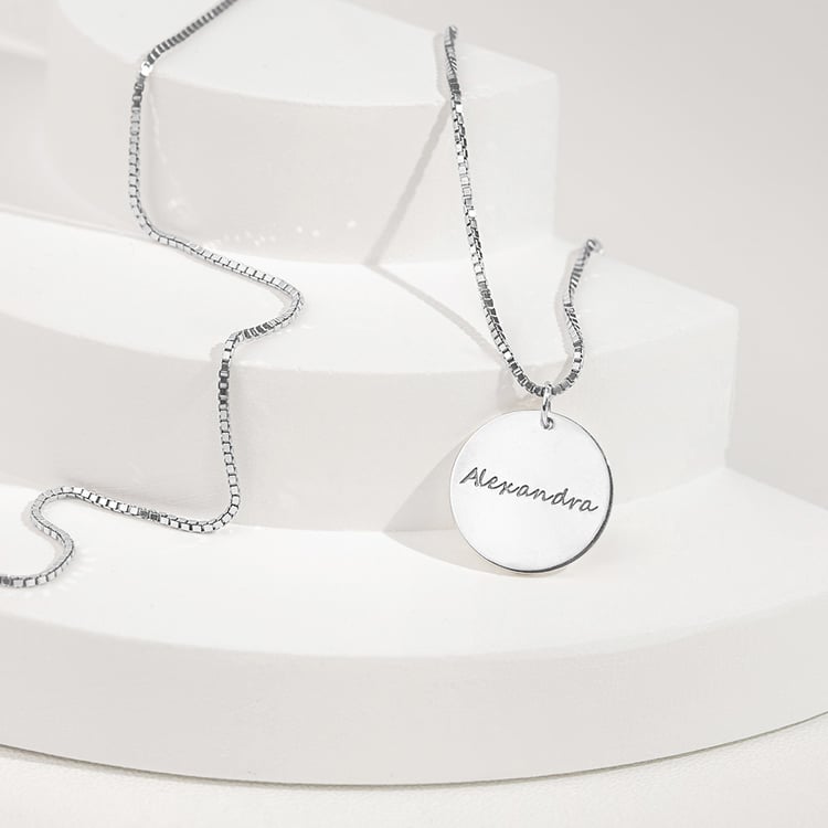 Zlatý přívěsek s oboustranným gravírem Leasy 156854