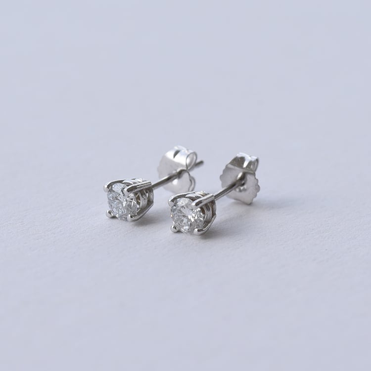 Zlaté náušnice s diamanty 66927