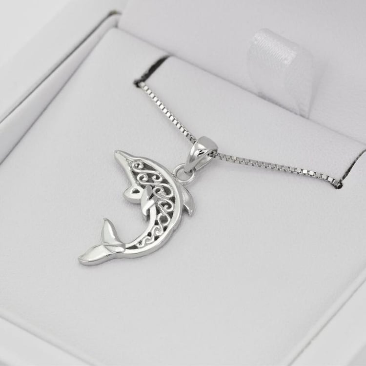 Delfínek ze stříbra 28486