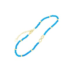 Stříbrný minimalistický náramek na nohu Kates