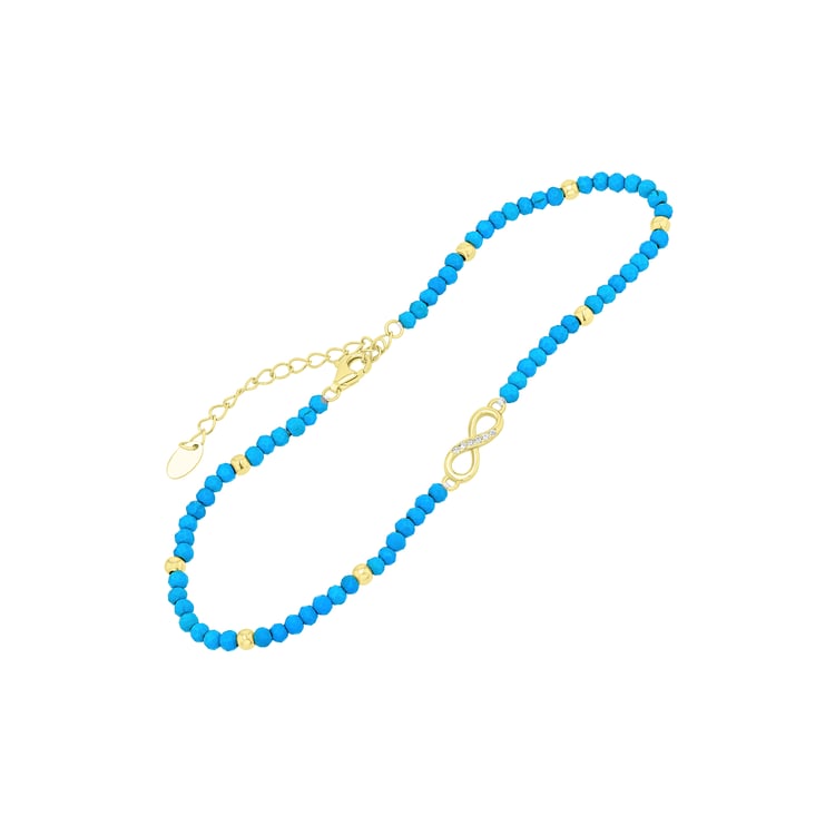 Stříbrný minimalistický náramek na nohu Kates