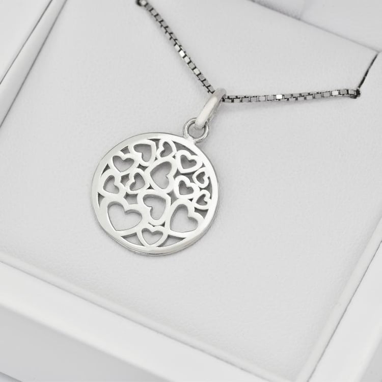 Náhrdelník se srdíčky 25928