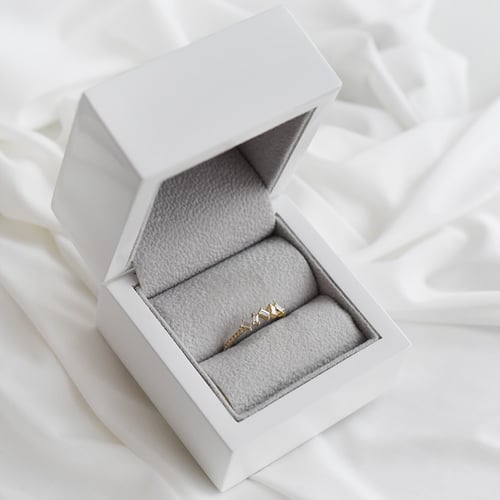 Prsten s baguette lab-grown diamanty Kayleah