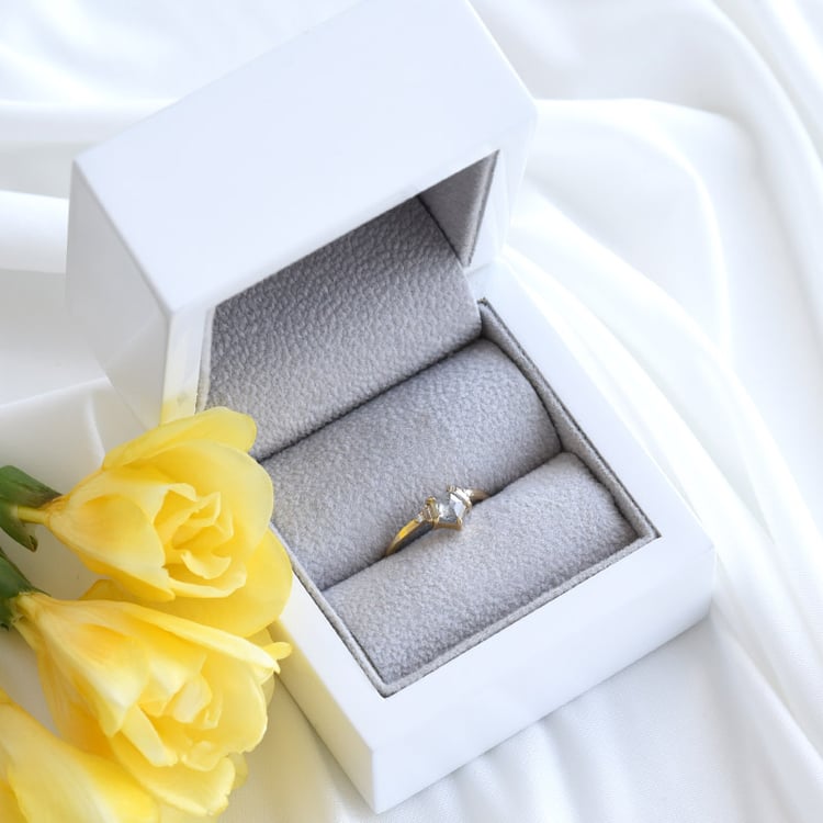 Diamantový prsten ze zlata 82462