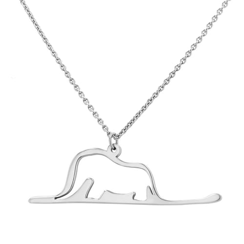 Stříbrný vykrojený přívěsek se slonem Malý princ