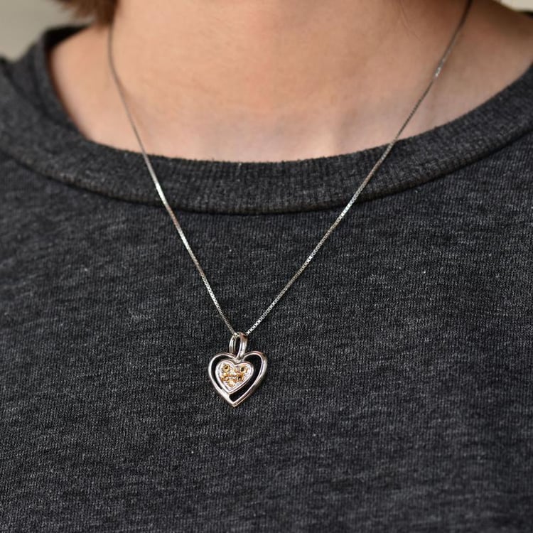 Srdce s citríny 23722