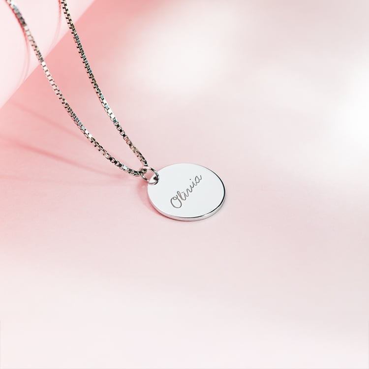 Stříbrný přívěsek s oboustranným gravírem Leasy 150246