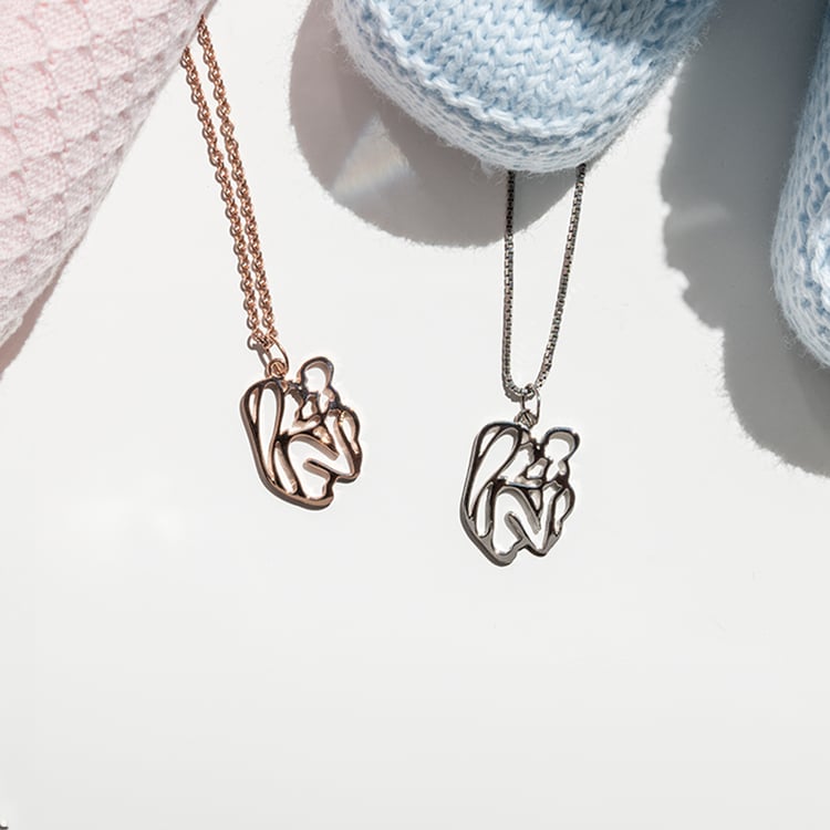 Stříbrný přívěsek matka a dítě Wiliy 140726