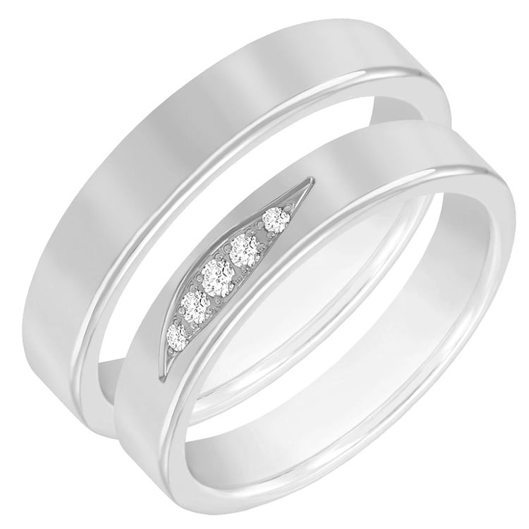 Diamantové snubní prsteny 60817