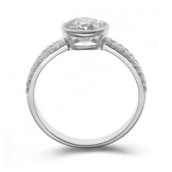 Prsten z platiny Rona 12801