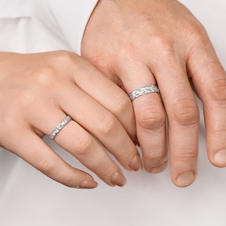 Snubní prsteny s atypickým povrchem Marry 155660