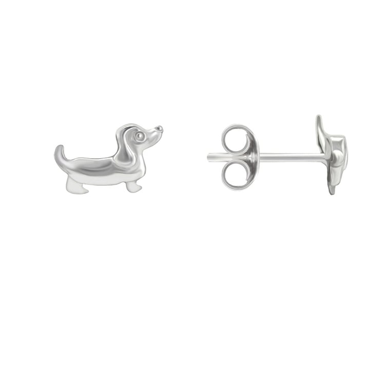Stříbrné náušnice s pejsky 36156