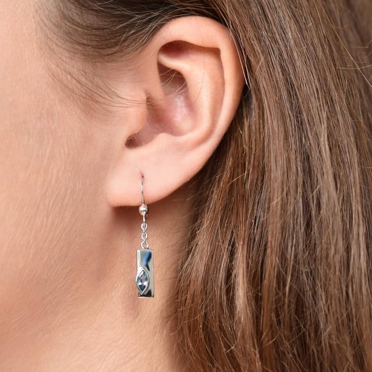 Náušnice s topazy 19207