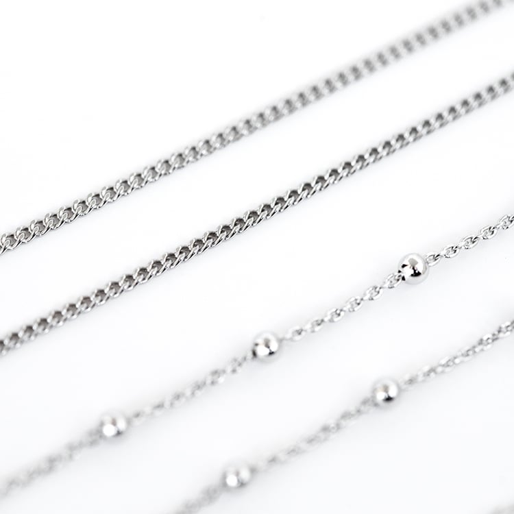 Jemný panzer řetízek 55 cm ze stříbra 129823