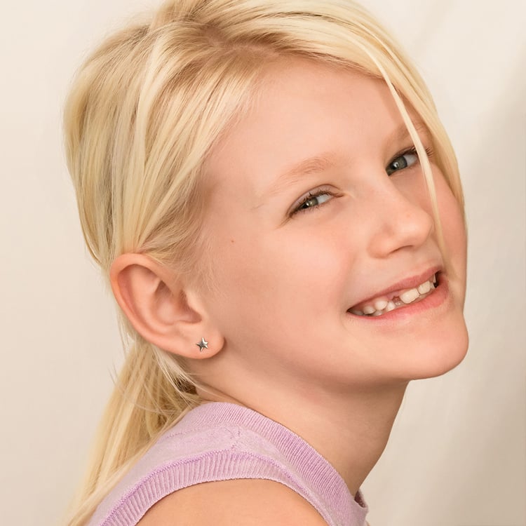 Šroubovací náušnice ve tvaru hvězdiček Malý princ 164334