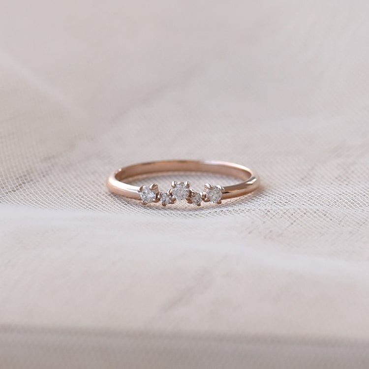 Zlatý zásnubní prsten 67445