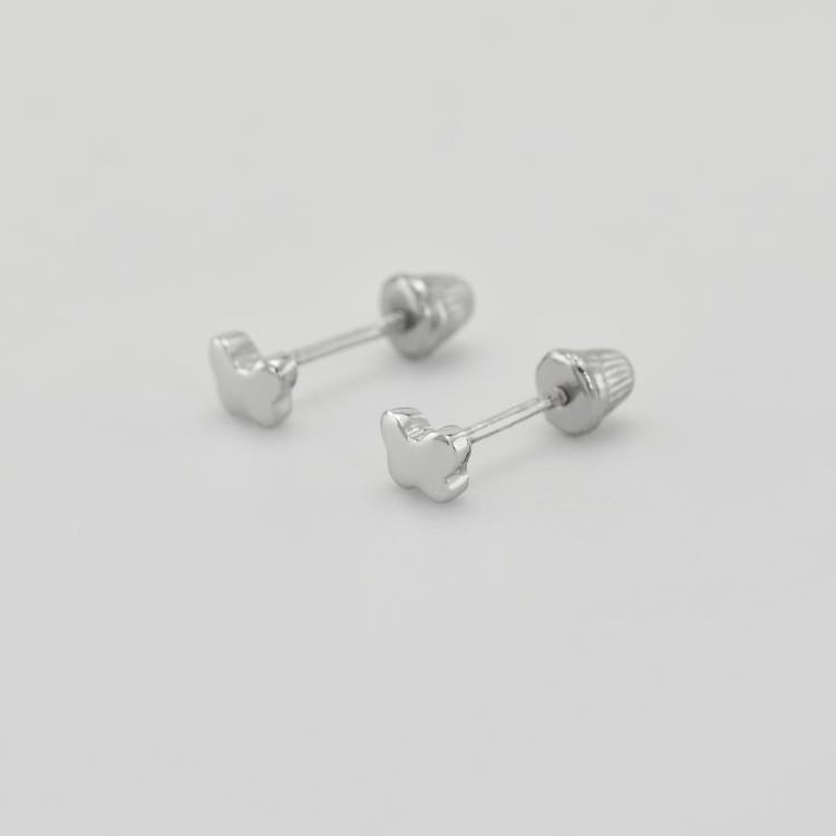 Zlaté dětské náušnice motýlci na šroubek 38750