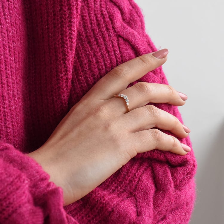 Prsten s moissanitem 73741