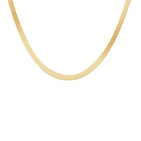 Herringbone plochý řetízek 45 cm ze stříbra