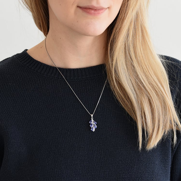 Romantický stříbrný přívěsek 62232