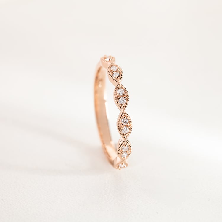 Vintage prsten s lab-grown diamanty a pánský komfortní prsten Talita 148029