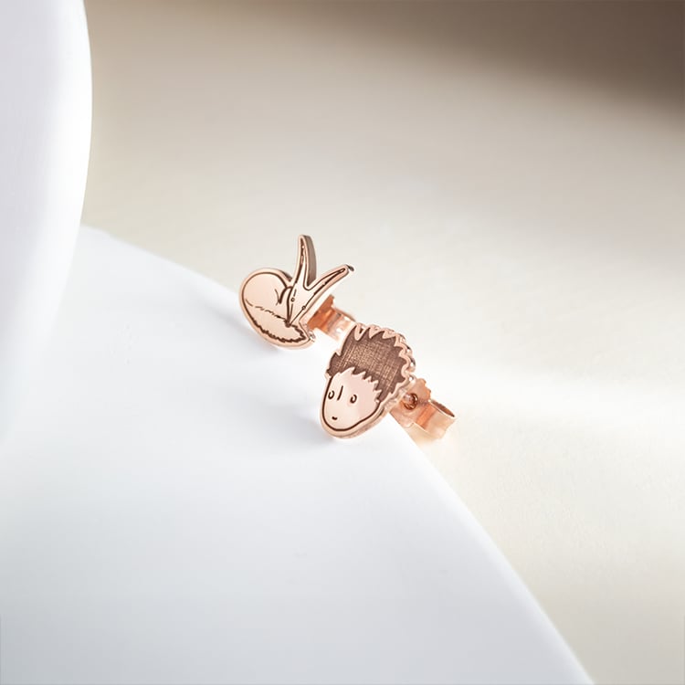 Náušnice Malý princ a liška 151283