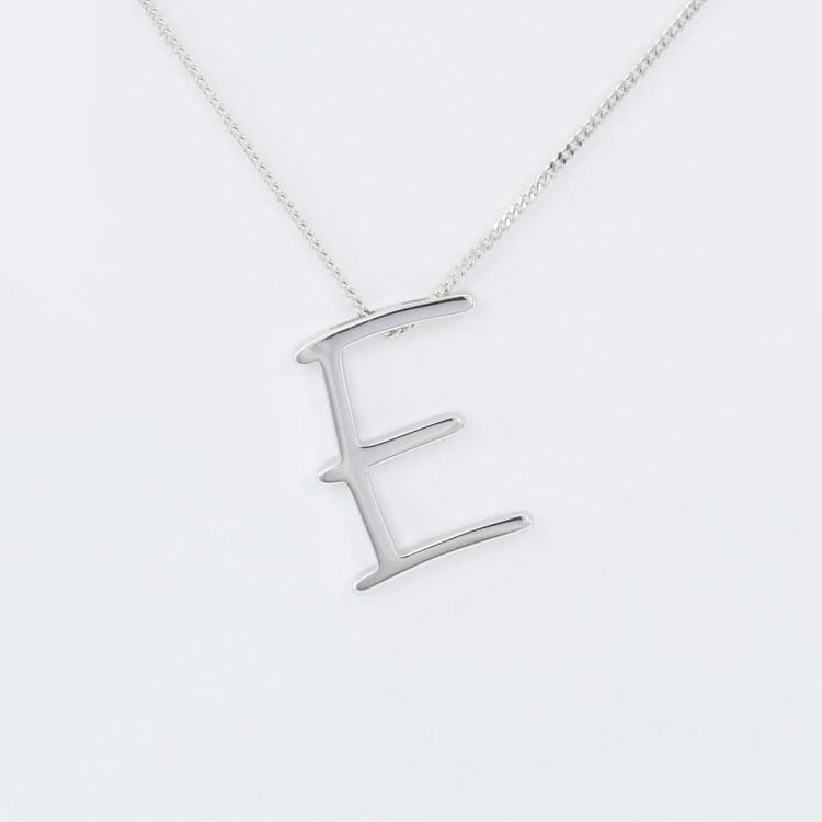 Stříbrný písmenkový náhrdelník 18223