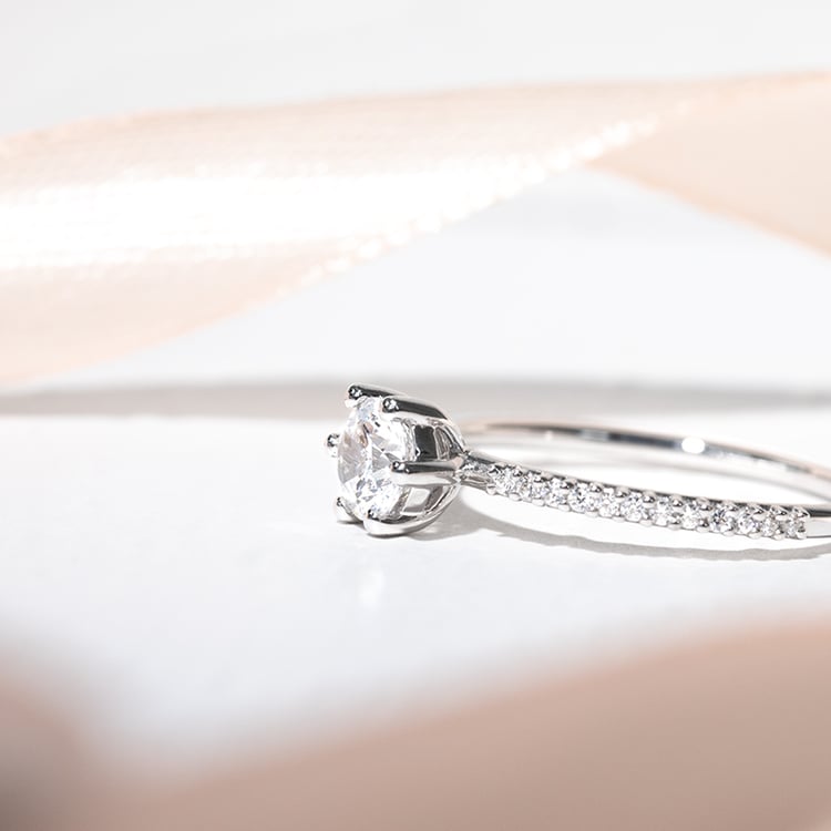 Zásnubní prsten s 0.47ct IGI certifikovaným lab-grown diamanty Cynthia 159319