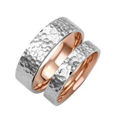 Snubní prsteny z vícebarevného zlata Pate