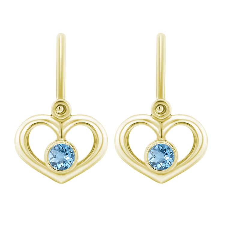 Náušnice ze zlata s drahokamem 32348