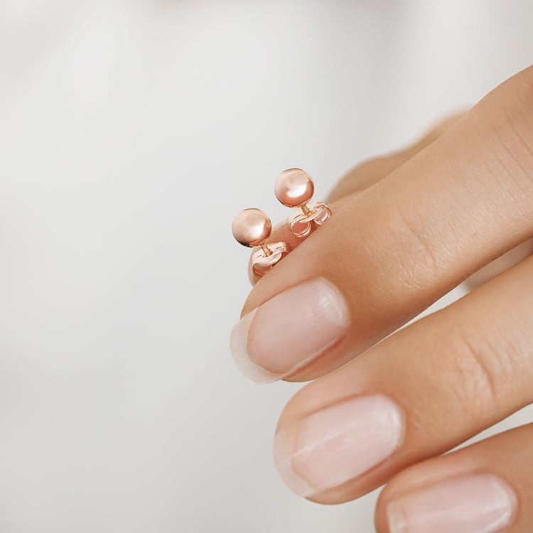 Kuličky z růžového zlata 158406