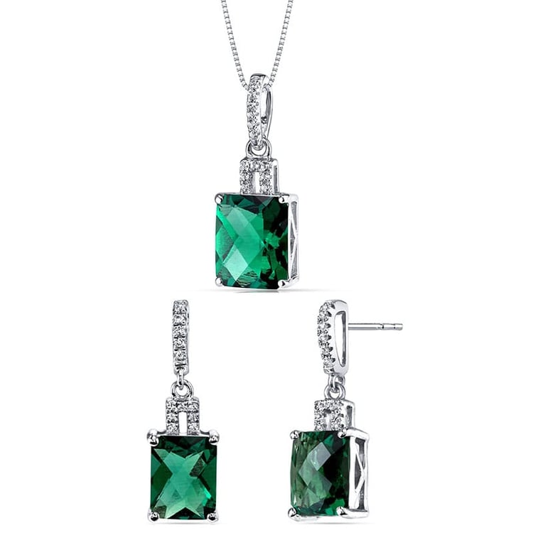 Zlatá smaragdová kolekce zdobená topazy Haimo