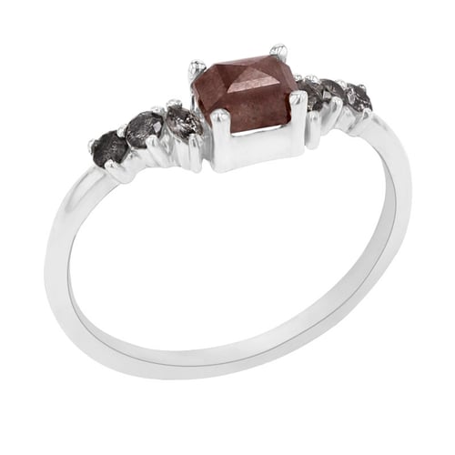 Prsten se salt and pepper diamanty Jun