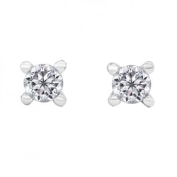 Napichovací náušnice s 0.20ct diamanty Habika