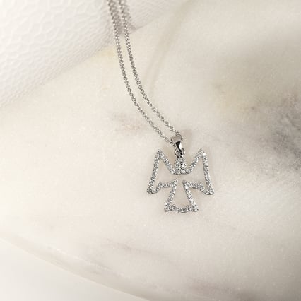 Přívěsek anděl s diamanty Jayon