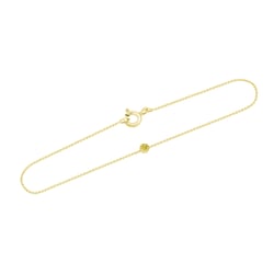 Zlatý minimalistický náramek se žlutým diamantem Bonato