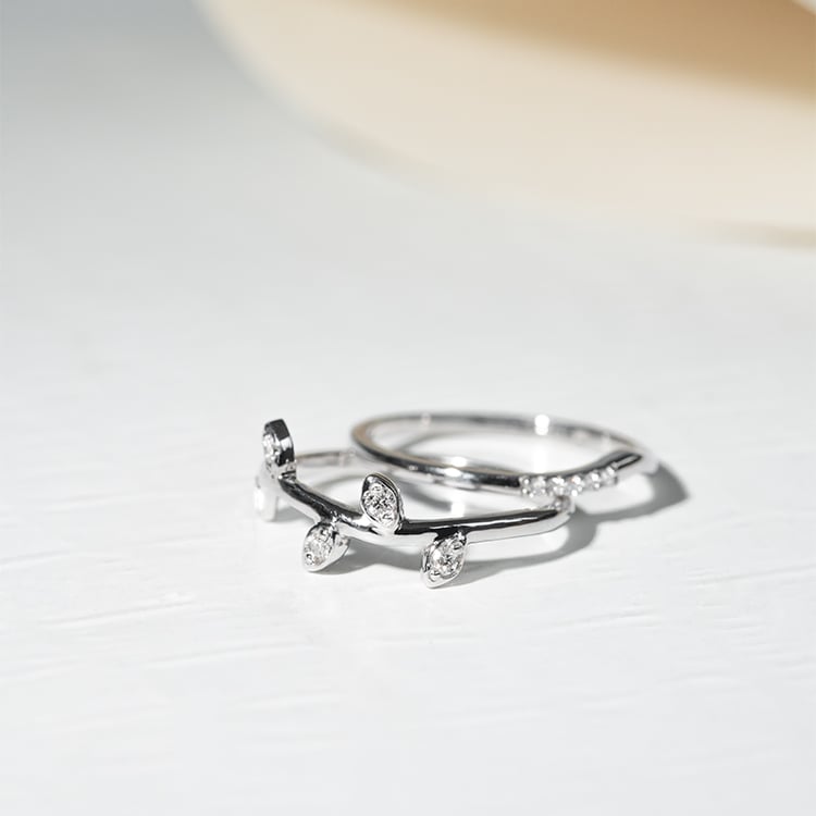 Diamantový prsten ve tvaru větvičky Nereus 129047