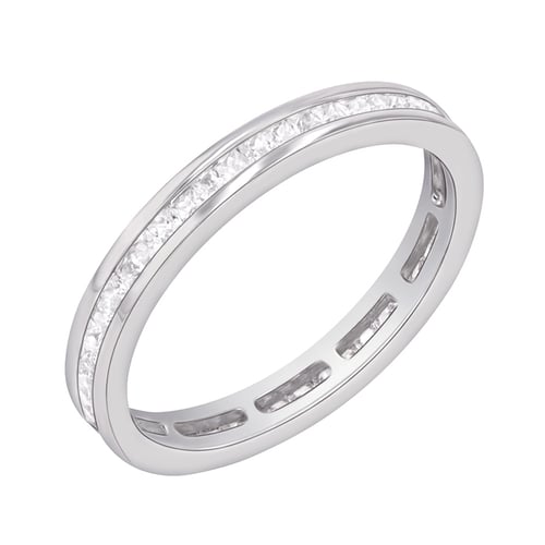 Eternity prsten s lab-grown diamanty a pánský komfortní prsten Mirica