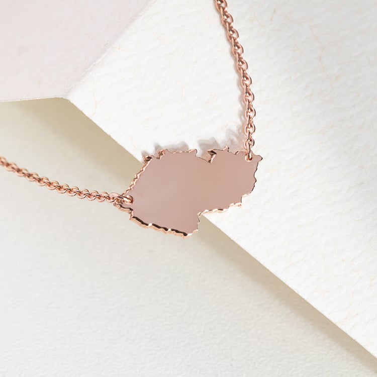 Stříbrný náhrdelník Česká republika 147758