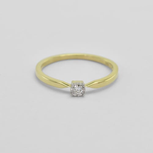 Elegantní zásnubní prsten s diamantem Ximena