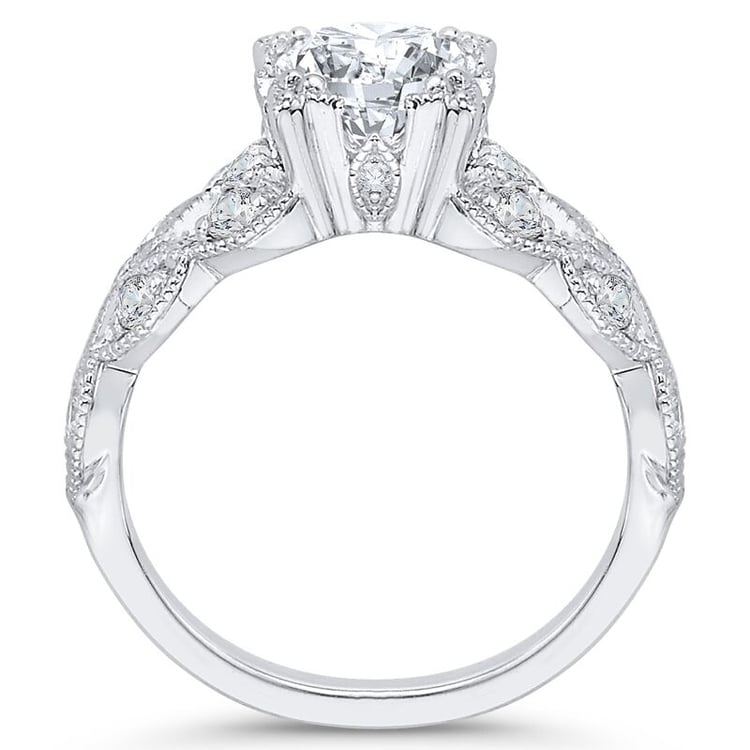 Zlatý diamantový zásnubní vintage prsten 46247