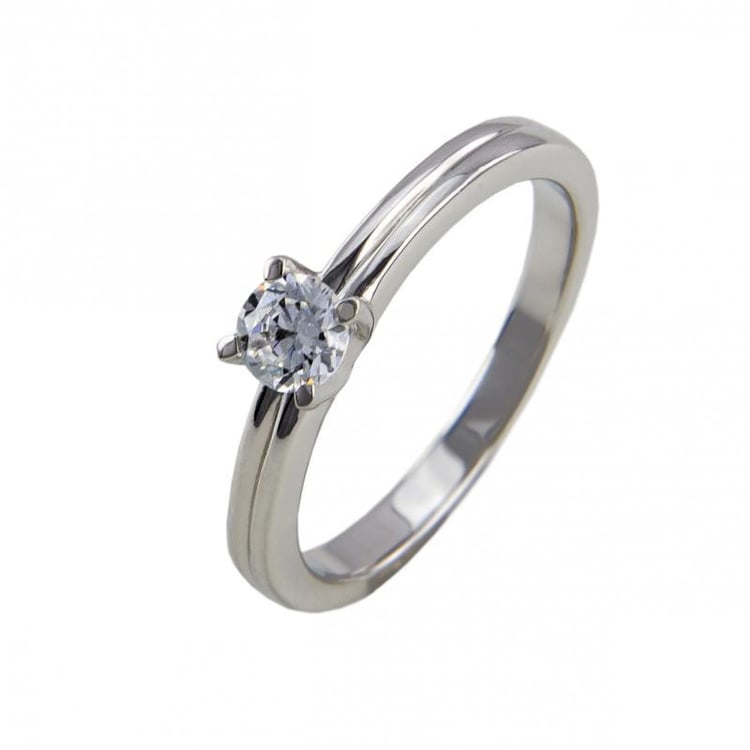 Zásnubní prsten s diamantem Glen