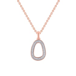 Zlatý přívěsek s lab-grown diamanty Evie