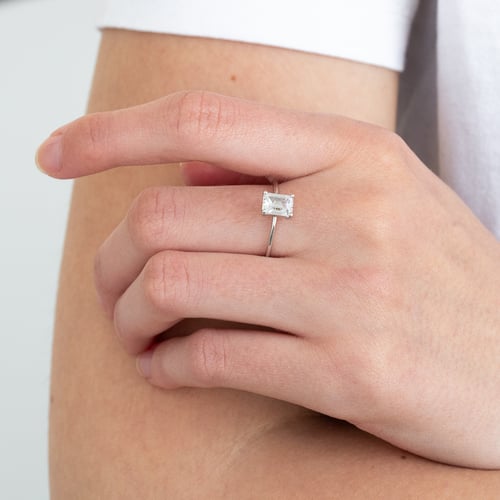 Zásnubní prsten ze zlata s 0.52ct IGI certifikovaných lab-grown diamantem Olson