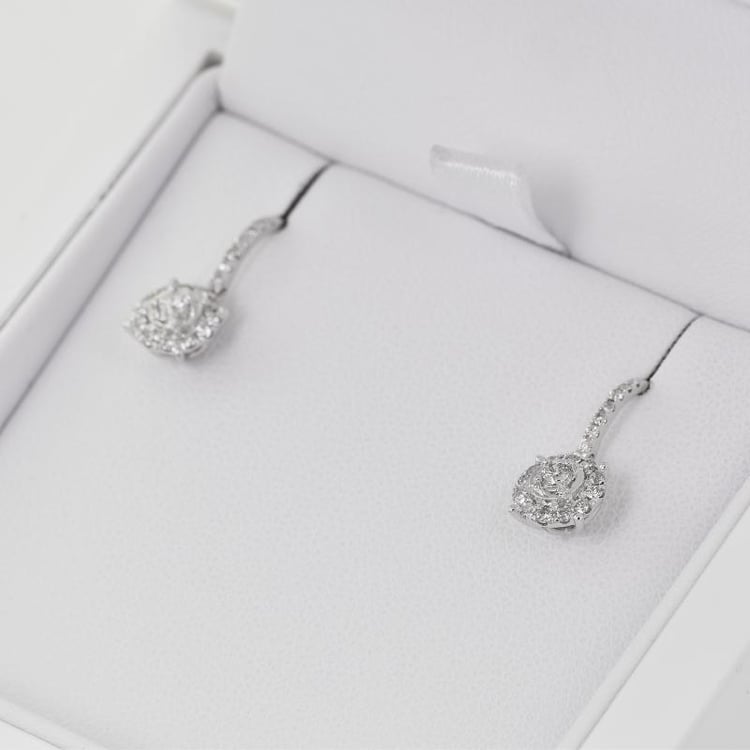 Náušnice s diamanty 27009