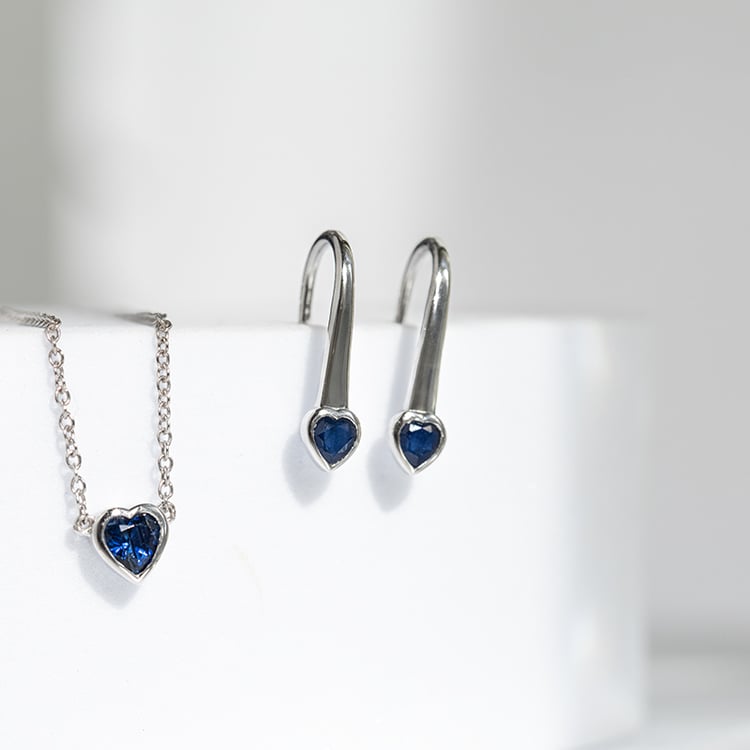 Safírová kolekce šperků Roshni 145808