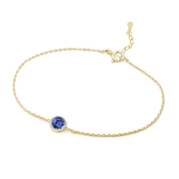 Stříbrný náramek s tanzanitem Arleth 104949