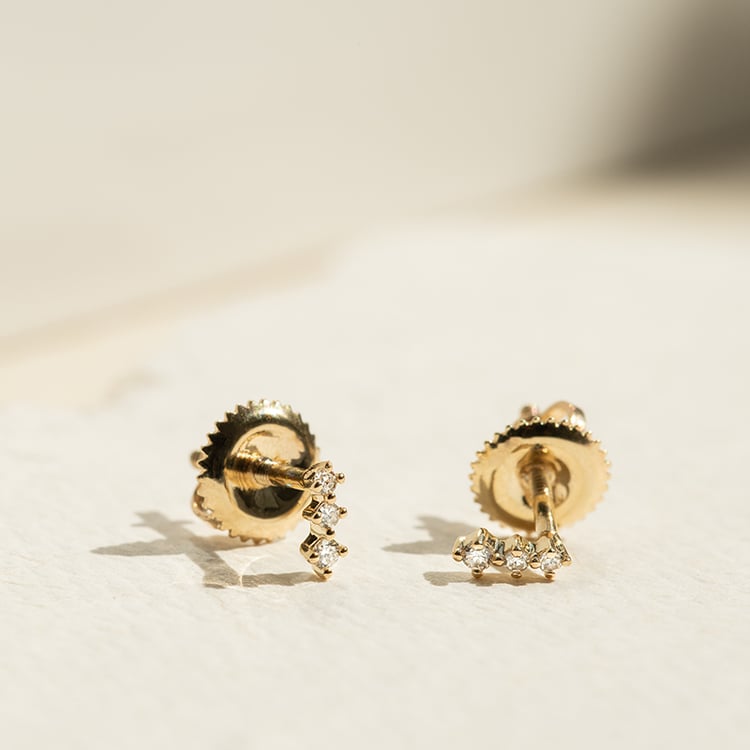 Drobné náušnice s diamanty Linus 138177